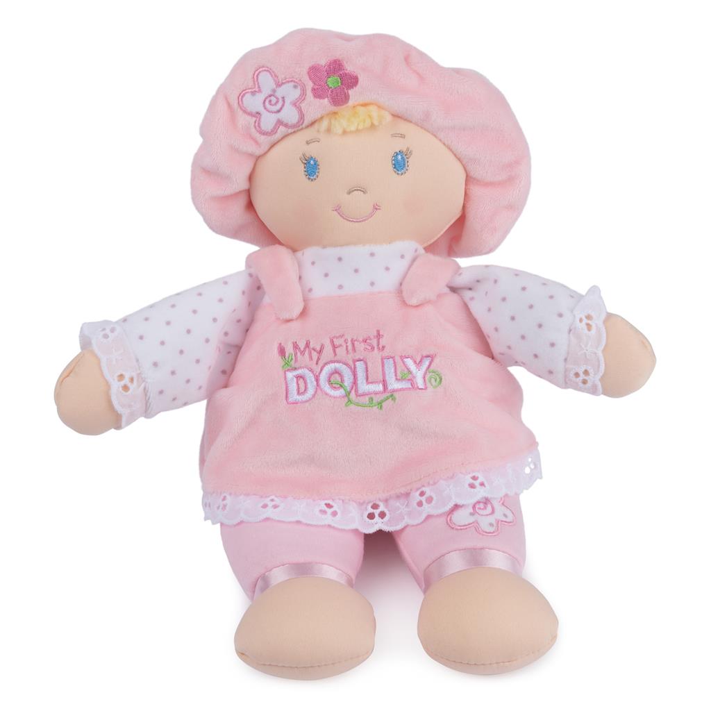 My First Dolly, Pink/White Dress, 13 in