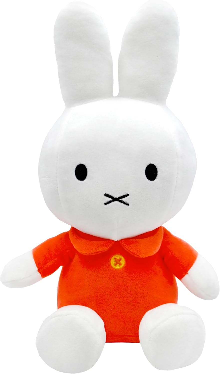 Miffy 8" Beanbag-White w/Orange Dress