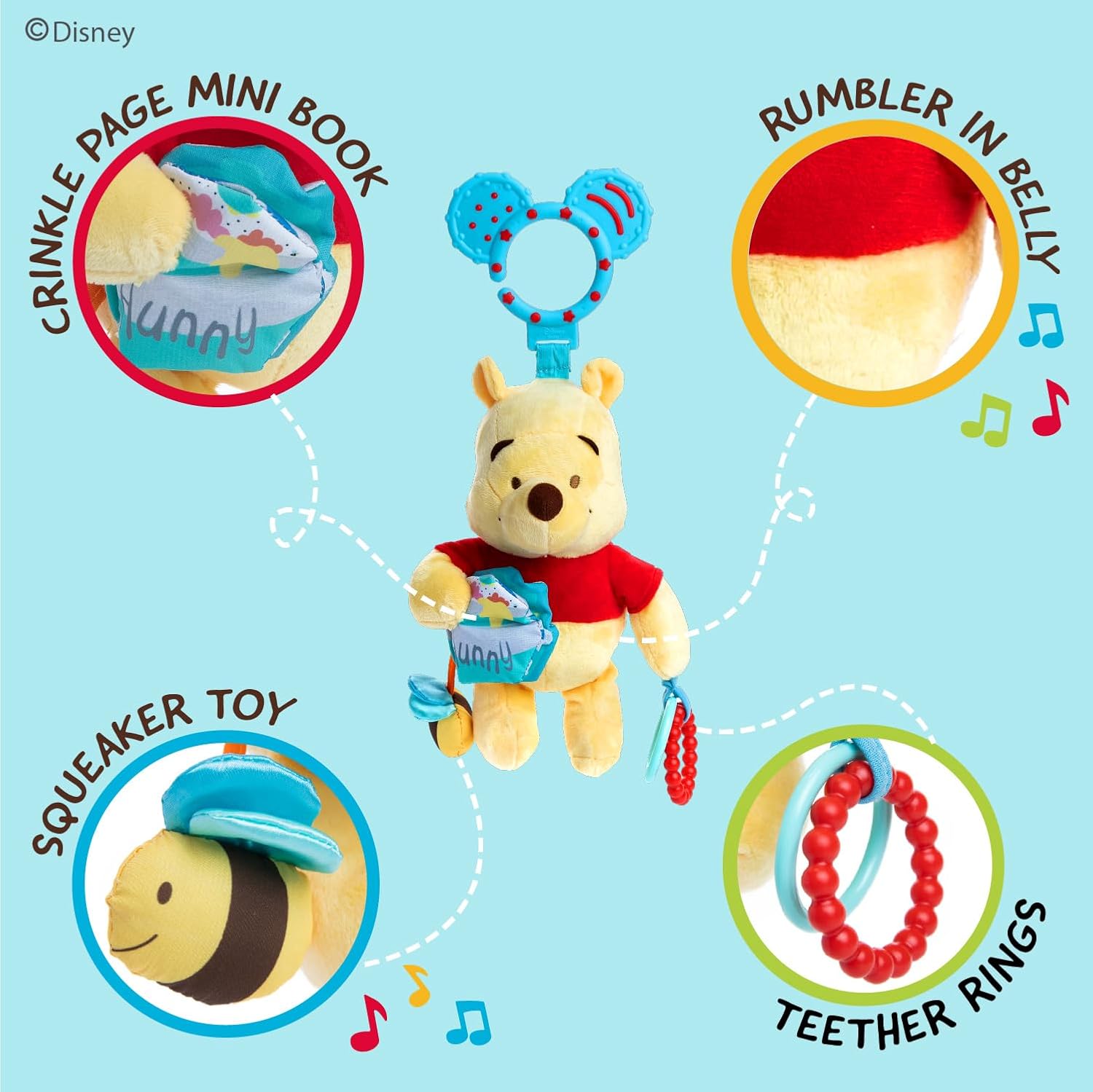 Disney Winnie the Pooh On the Go Activity Toy